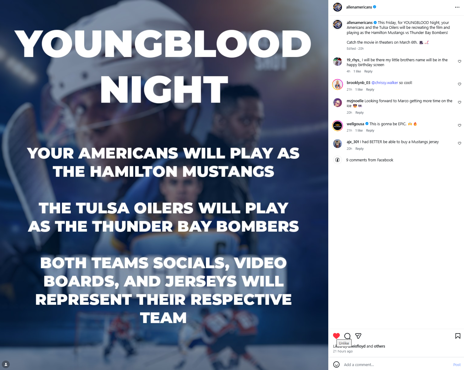 Allen Americans - Instagram Post - 6